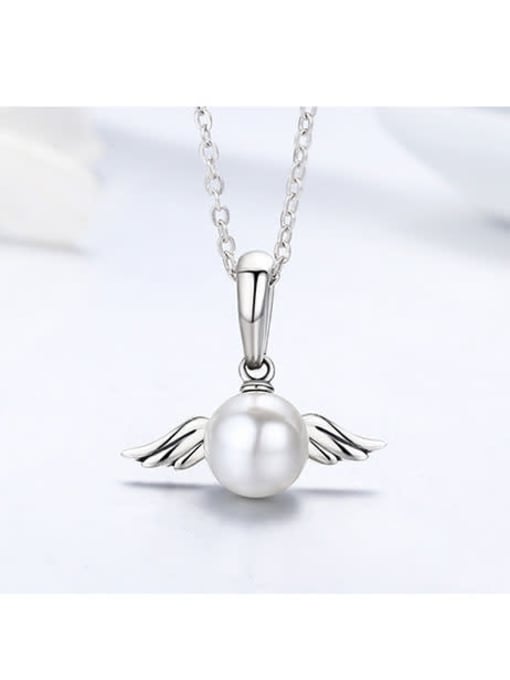 Cute Angel Pearl Necklace
