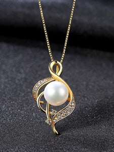 Freshwater Pearl Gold Necklace