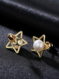 FreshWater Pearl Star Earrings