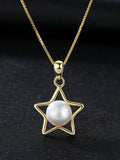 Freshwater Pearl Star  Necklace