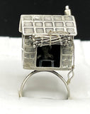 Quirky Hut Ring | Sterling Silver