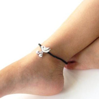 Winged Feet String Anklet