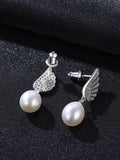 Wing Trend Drop | FreshWater Pearl Drop Earrings